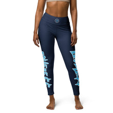 Load image into Gallery viewer, Blue LV$ Yoga Leggings
