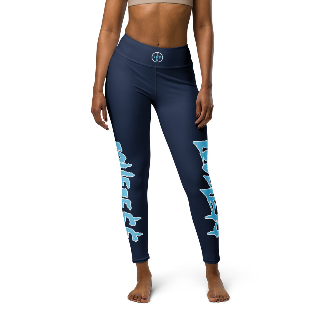 Blue LV$ Yoga Leggings