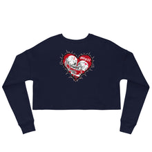 Load image into Gallery viewer, Blue Crop Sweatshirt
