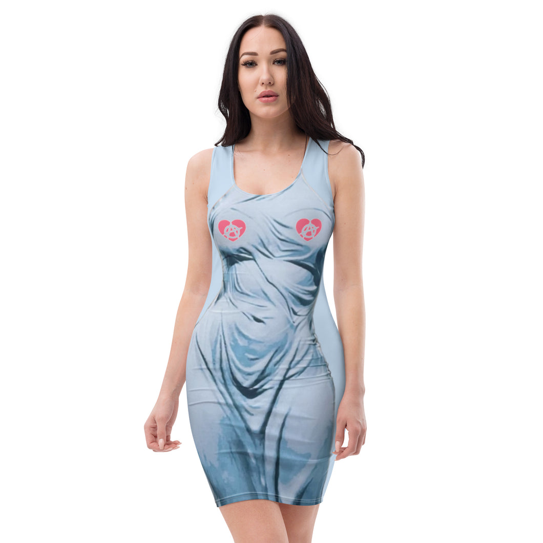 Ripple Blue Body Dress