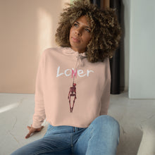 Load image into Gallery viewer, Lover/Loner Crop Hoodie
