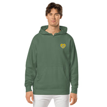 Load image into Gallery viewer, LV$ Green pigment-dyed hoodie
