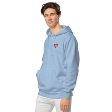 Load image into Gallery viewer, Blue pigment-dyed hoodie
