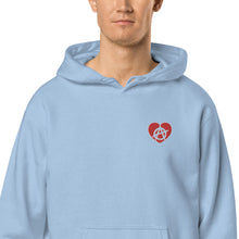 Load image into Gallery viewer, Blue pigment-dyed hoodie
